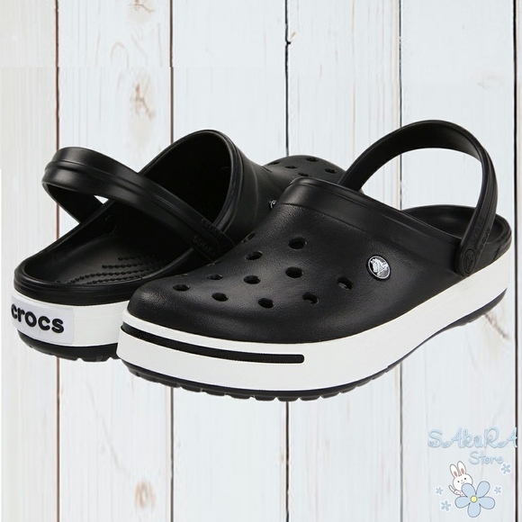 CROCS Other - CROCS CROCBAND II UNISEX BLACK SLIP ON CLOGS SHOES